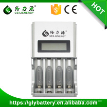 GEILIENERGY Cargador de batería / GLE-903 Pantalla LCD Cargador súper rápido Cargador de batería AA / AAA NI-MH / NI-CD universal